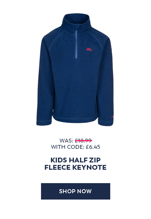 Kids Half Zip Fleece Keynote