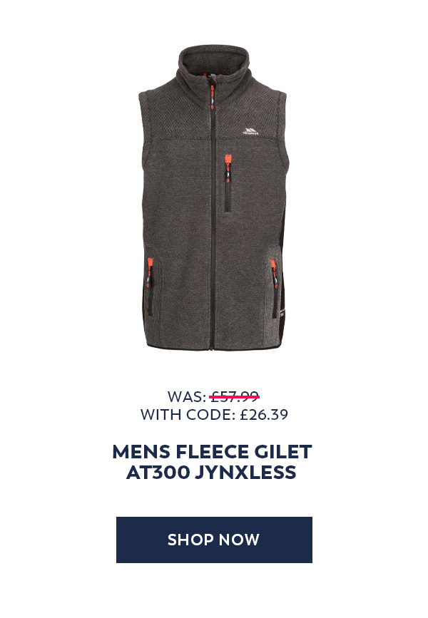 Shop Now - Mens Fleece Gilet AT300 Jynxless
