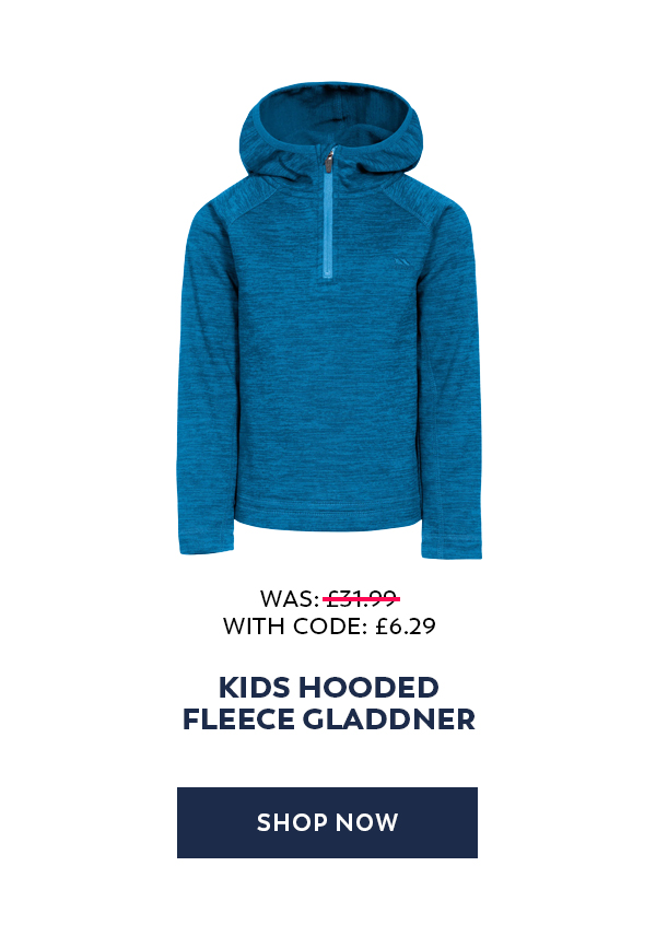 Trespass Kids Hooded Fleece Gladdner