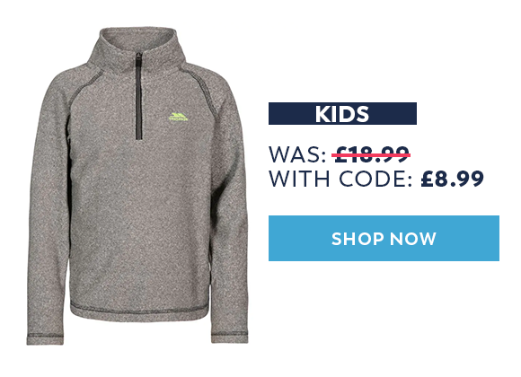 Trespass Kids Half Zip Fleece Keynote