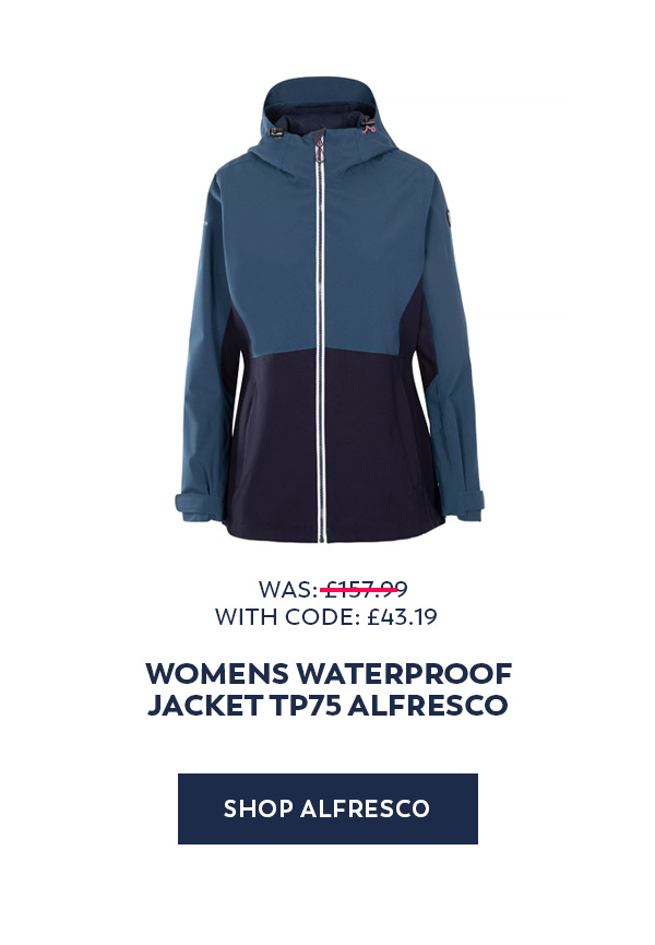 Trespass Womens Waterproof Jacket TP75 Alfresco