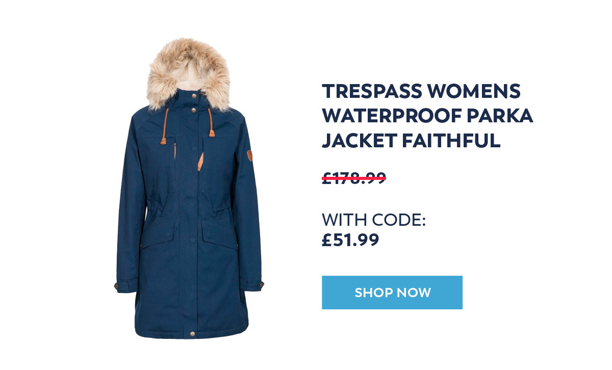 Womens Waterproof Parka Jacket Faithful