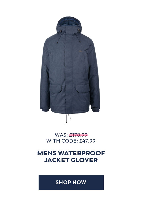 Trespass Mens Waterproof Jacket Glover
