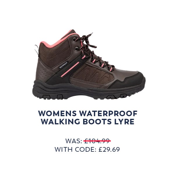 Trespass Womens Waterproof Walking Boots Lyre