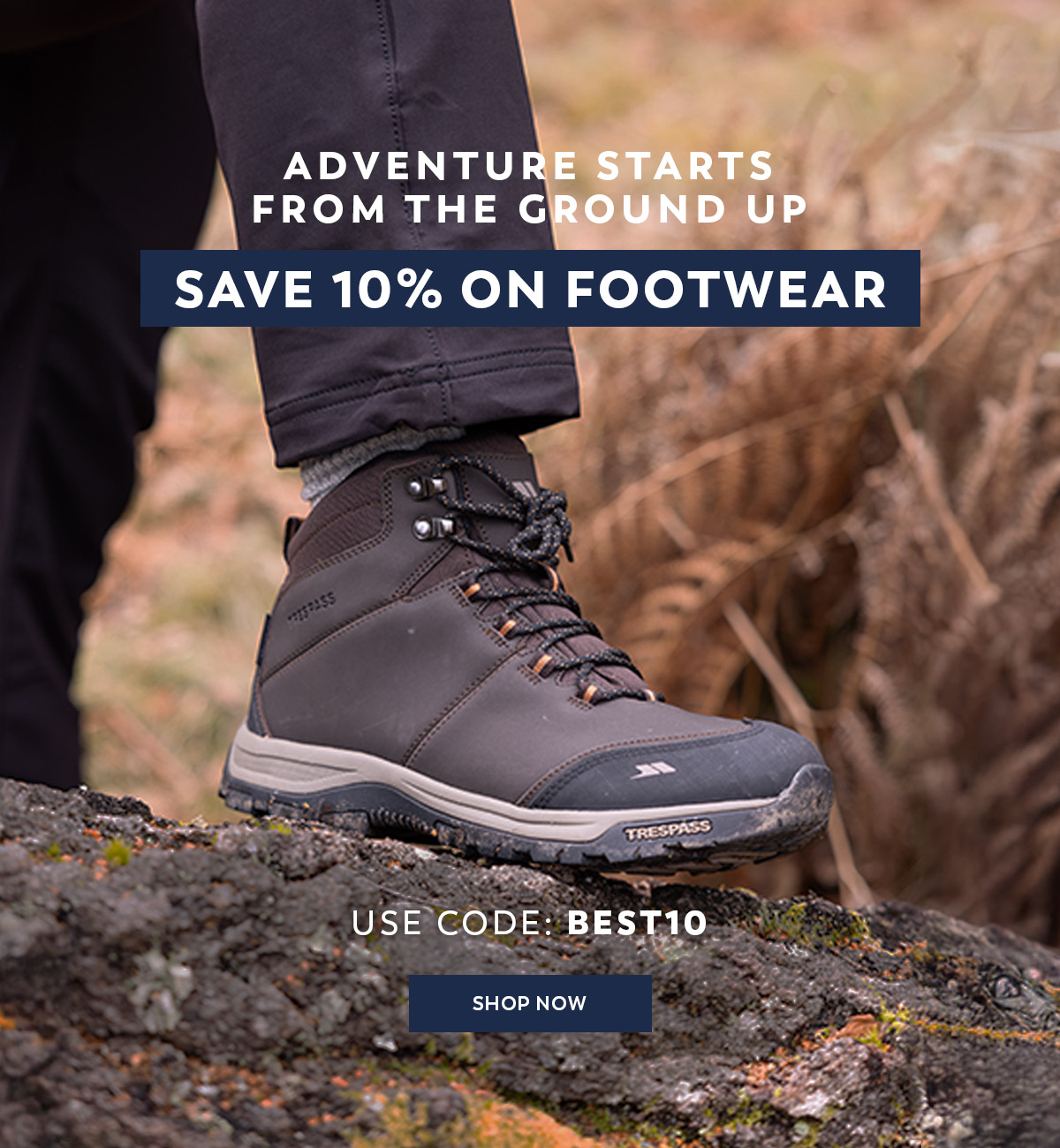 10% Off Footwear  - Use Code: BEST10