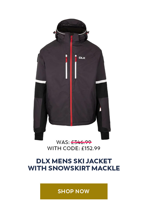 Mens Ski Jacket With Snowskirt Mackle