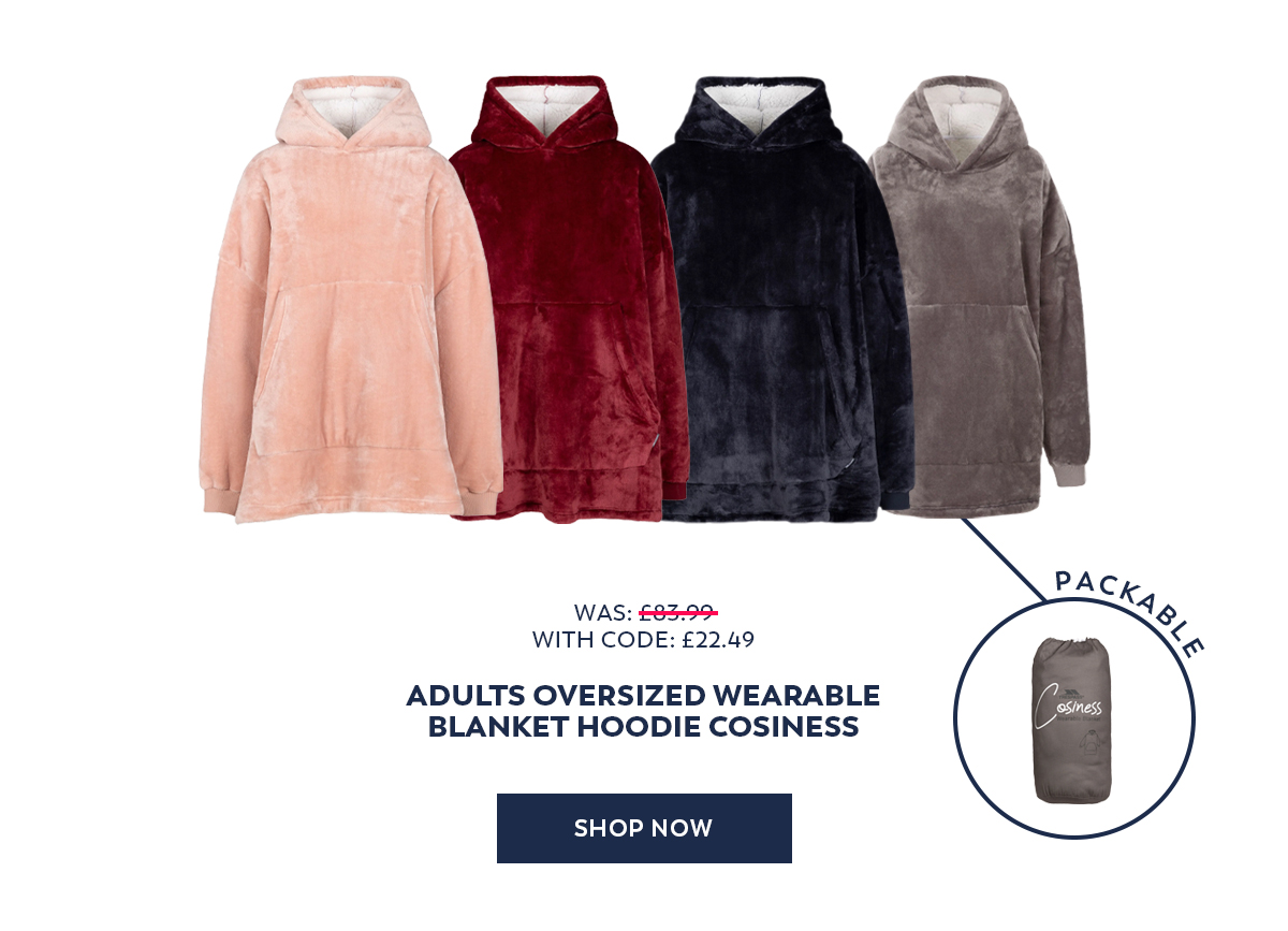 Adults Oversized Wearable Blanket Hoodie Cosiness