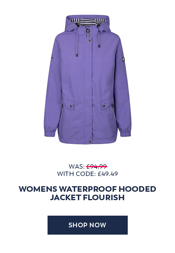 Trespass Womens Waterproof Jacket with Hood Flourish