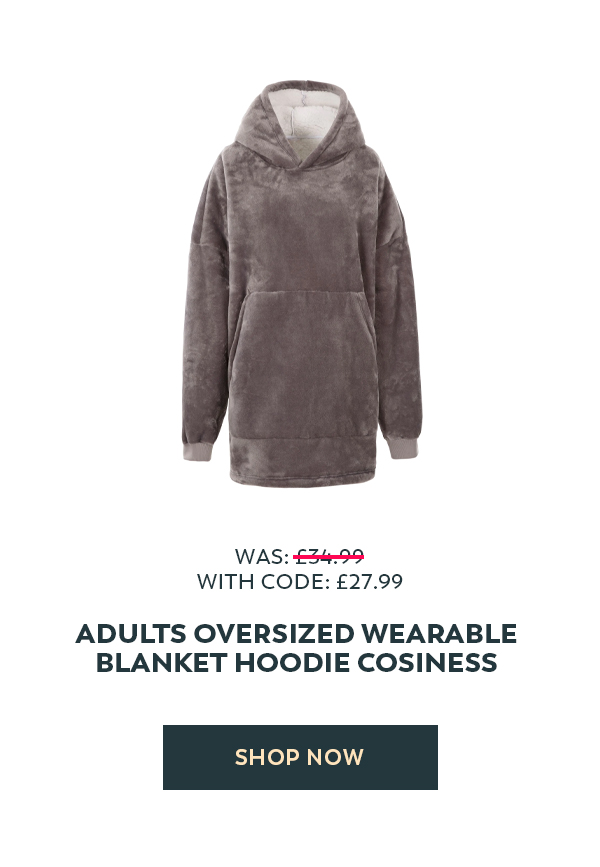 Adults Oversized Wearable Blanket Hoodie Cosiness