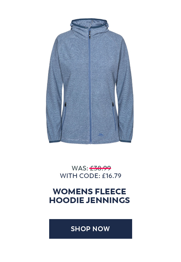 Trespass Womens Fleece Hoodie Jennings