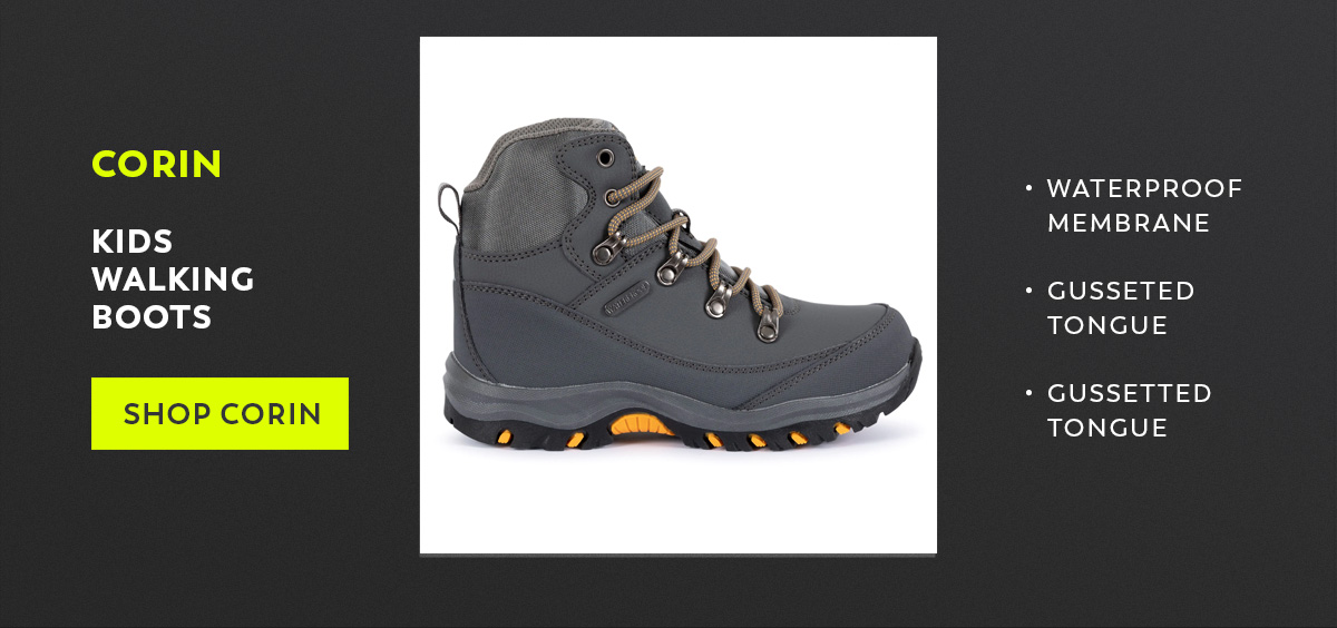 Trespass Kids Waterproof Walking Boots Corin