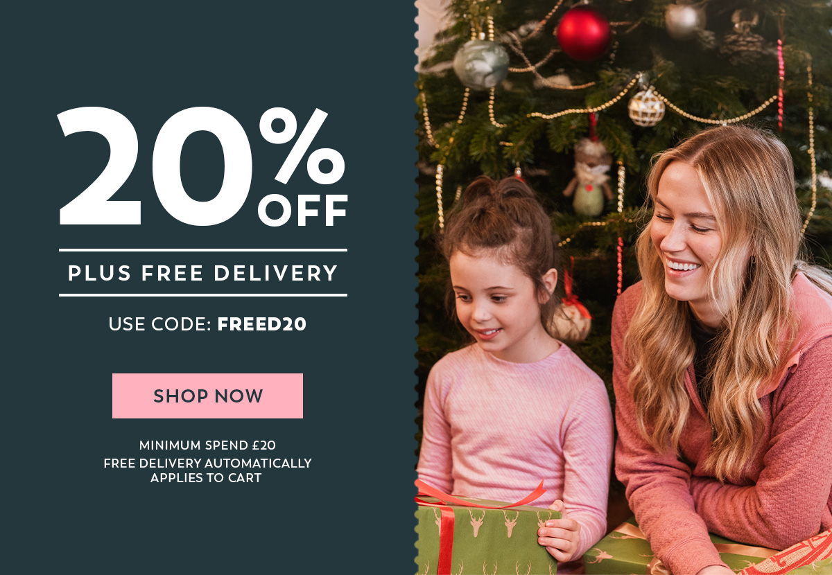 Shop Now - 20% Off Plus Free Delivery