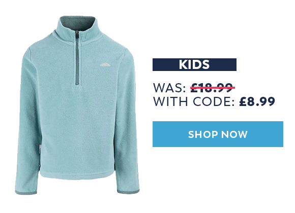 Trespass Kids Half Zip Fleece Sybil