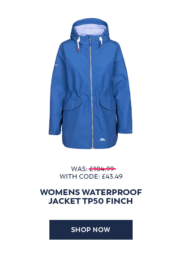 Shop Now - Womens Waterproof Jacket TP50 Finch