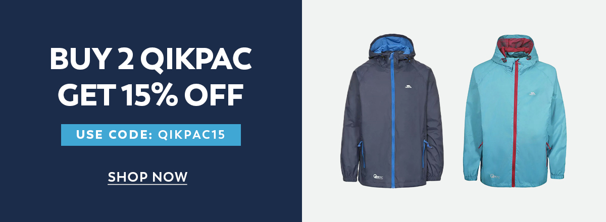 Buy 2 Qikpac Get 15% Off - Use Code: QIKPAC15