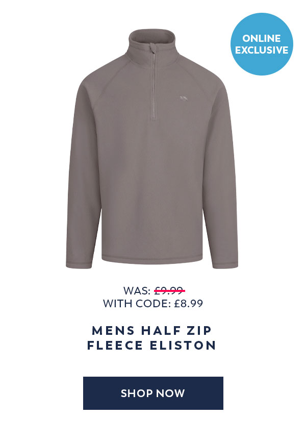 Mens Half Zip Fleece Eliston