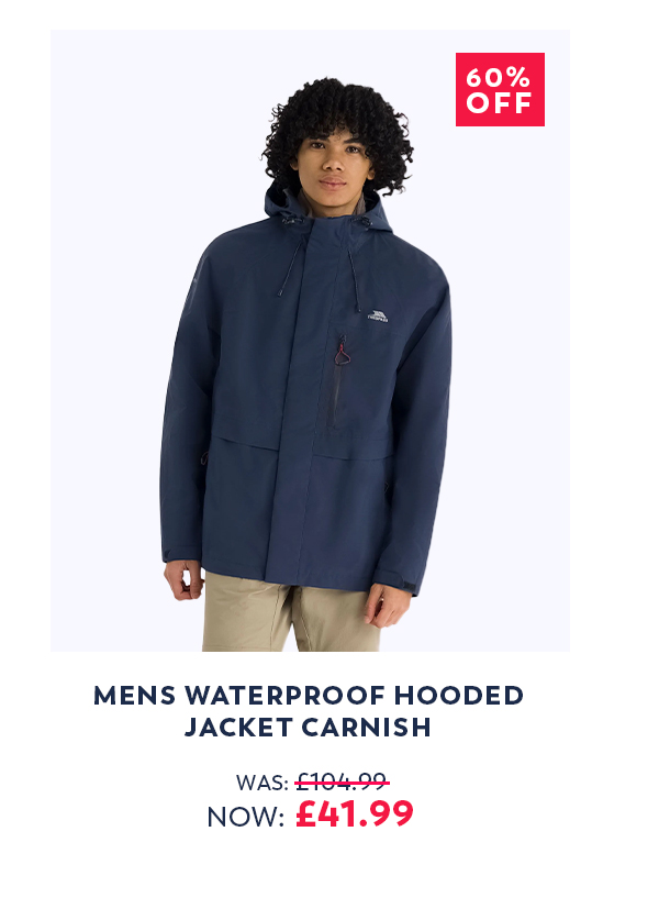 Mens Waterproof Hooded Jacket Carnish