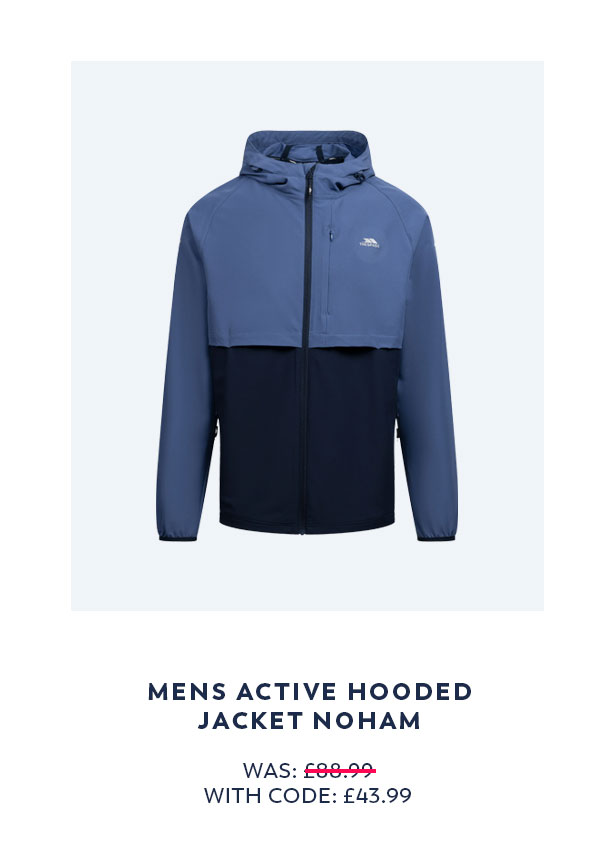 Mens Active Hooded Jacket Noham
