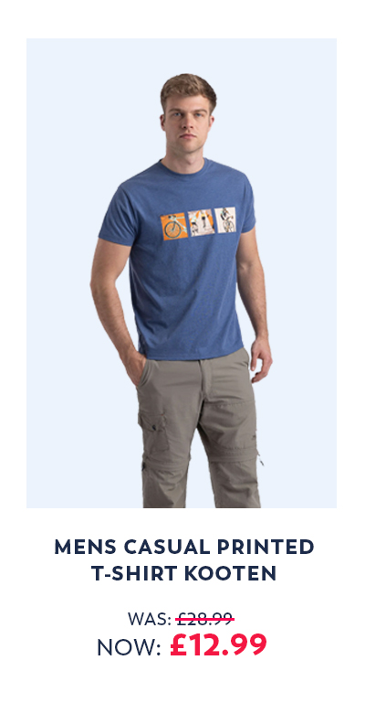 Mens Casual Printed T-Shirt Kooten