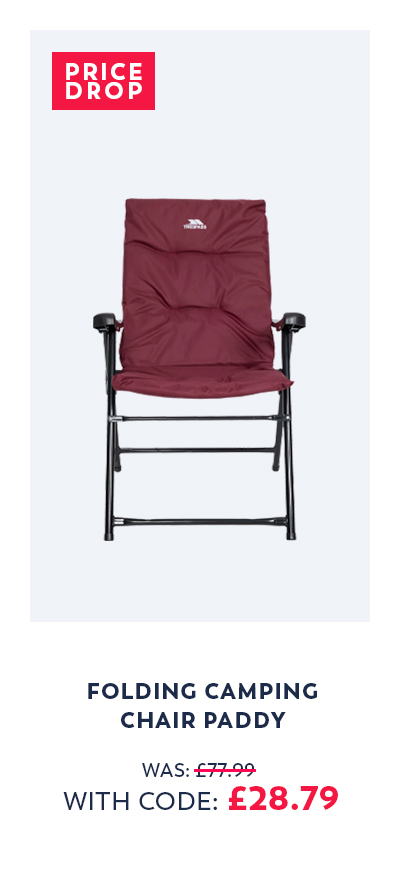 Folding Padded Camping & Garden Deck Chair Paddy