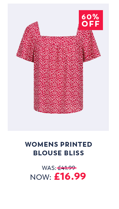 Womens Printed Blouse Bliss