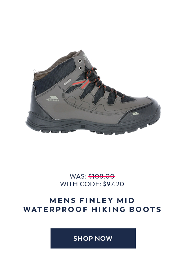 Mens Finley Mid Waterproof Hiking Boots