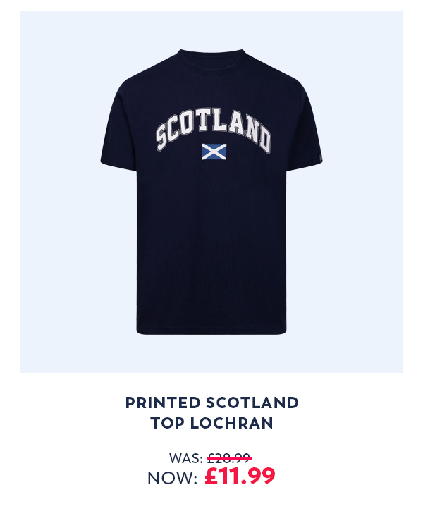 Printed Scotland Top Lochran