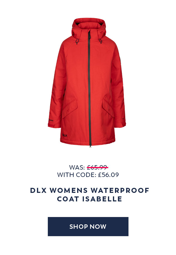 DLX Womens Waterproof Coat Isabelle