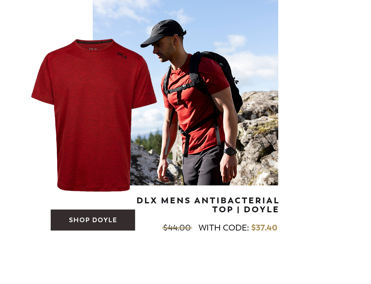 DLX Mens Antibacterial Top Doyle
