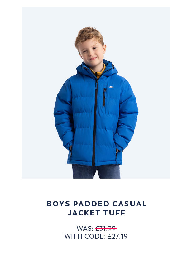 Boys Padded Casual Jacket Tuff