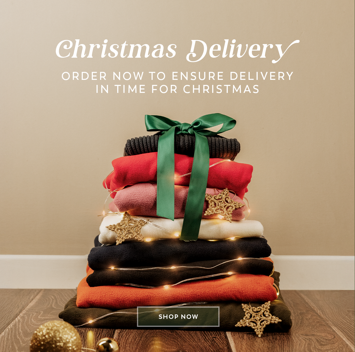 Order now to ensure delivery in time for Christmas