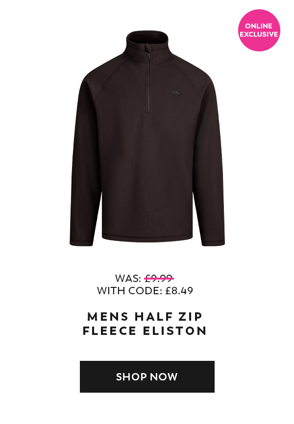 Mens Half Zip Fleece Eliston