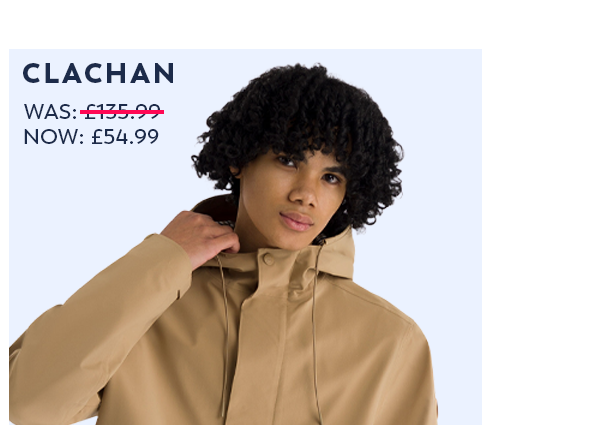 Mens Hooded Waterproof Jacket Clachan