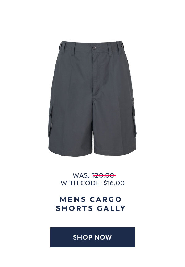 Mens Cargo Shorts Gally