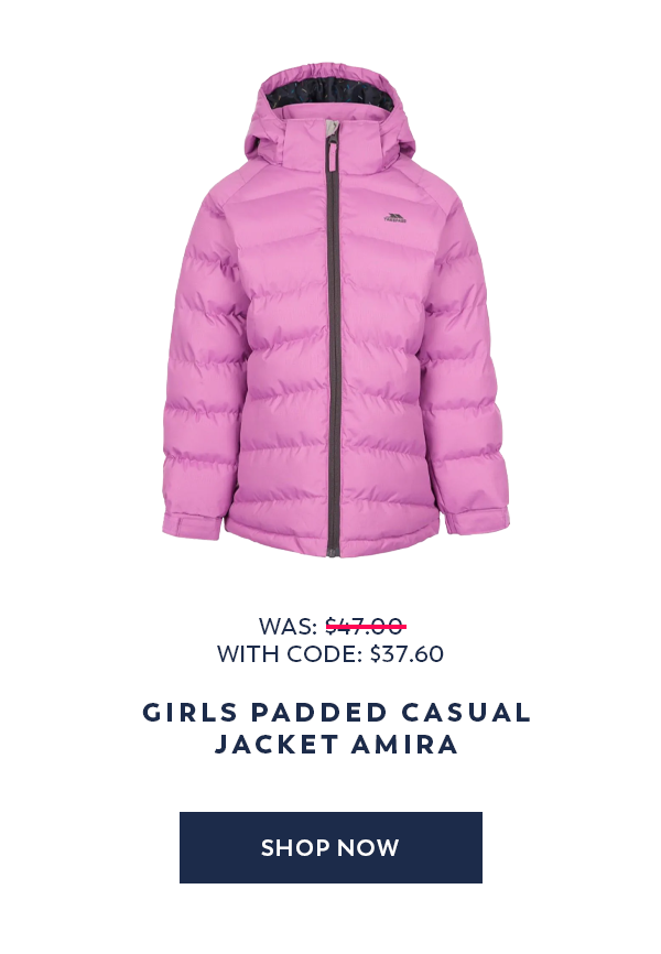 Girls Padded Casual Jacket Amira