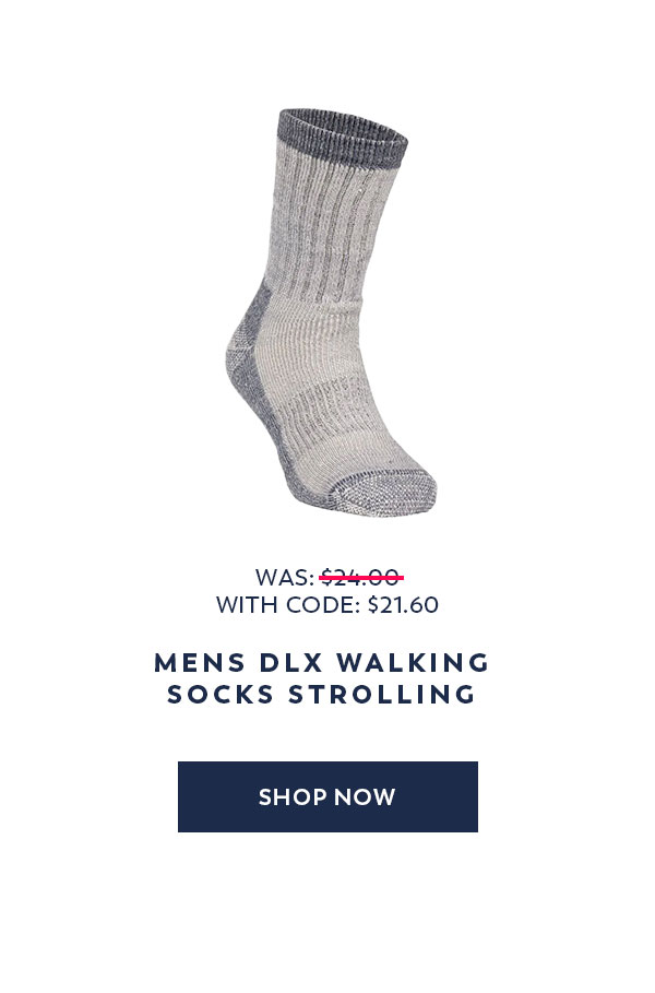 Mens Dlx Walking Socks Strolling