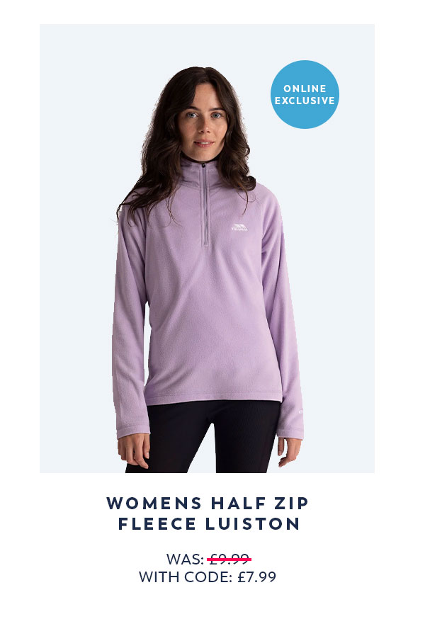 Womens Half Zip Fleece Luiston