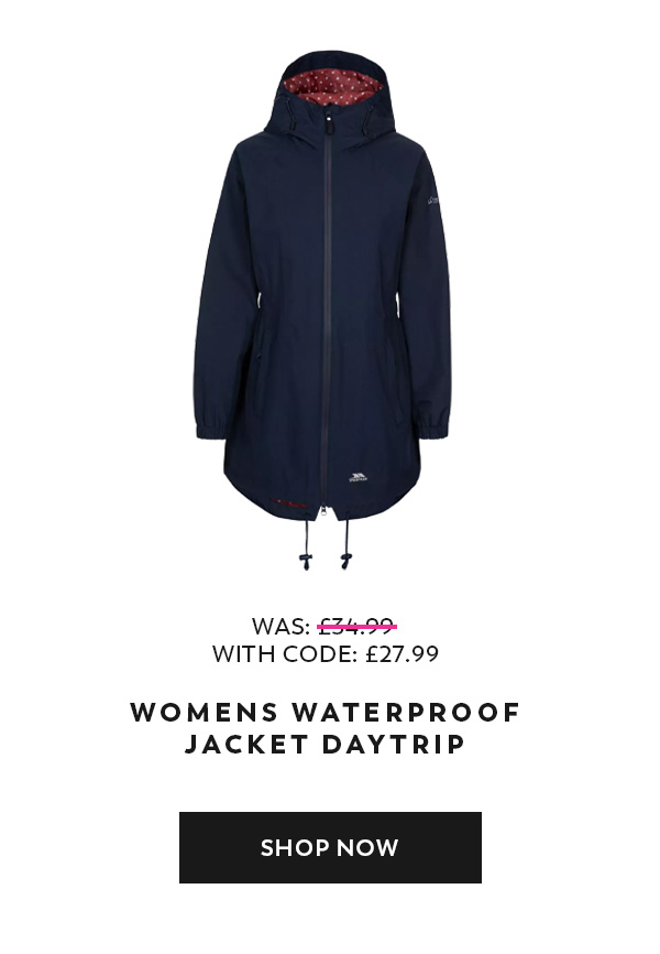 Womens Waterproof Jacket Daytrip