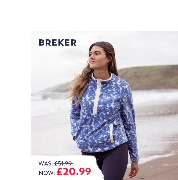 Womens Printed Microfleece Breker