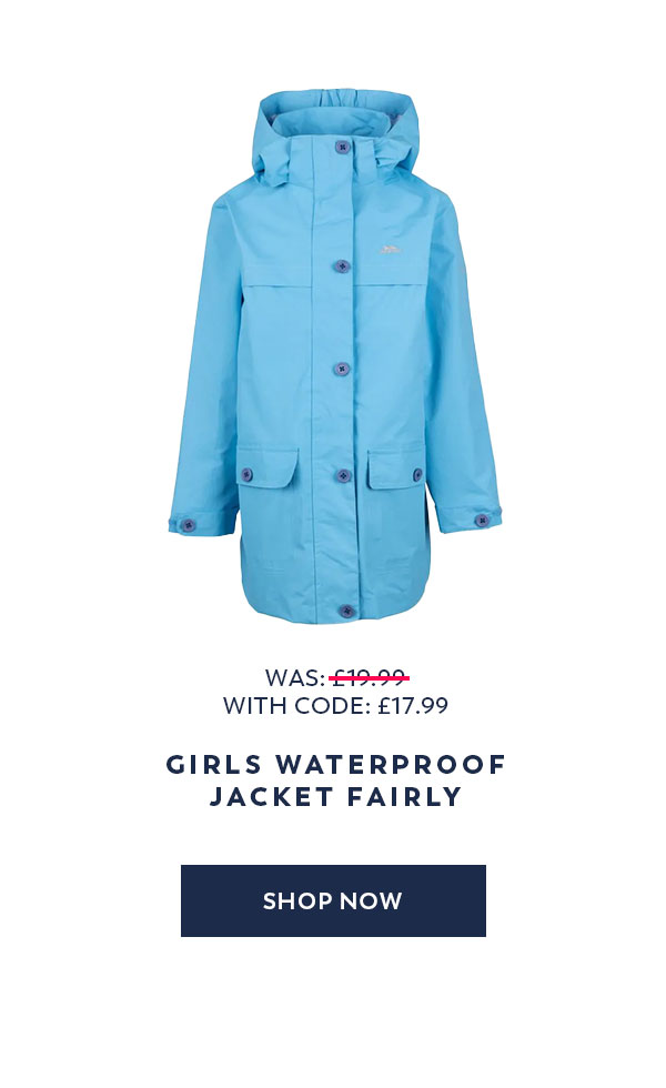 Girls Waterproof Jacket Fairly