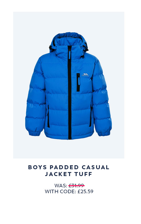 Boys Padded Casual Jacket Tuff