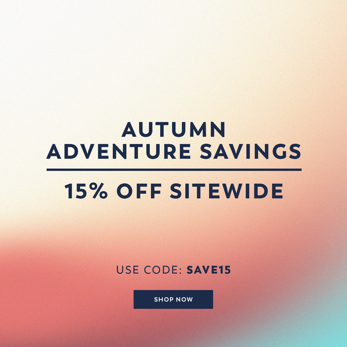 15% Off Sitewide - Use Code: SAVE15