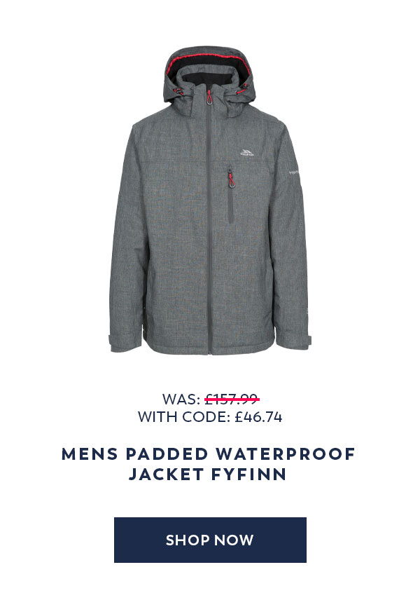 Mens Padded Waterproof Jacket Fyfinn