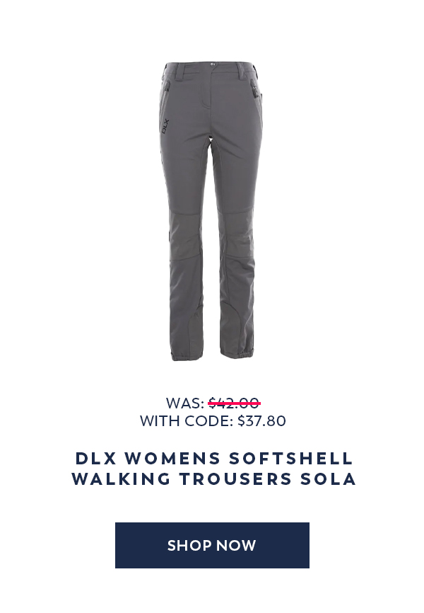 DLX Womens Softshell Walking Trousers Sola