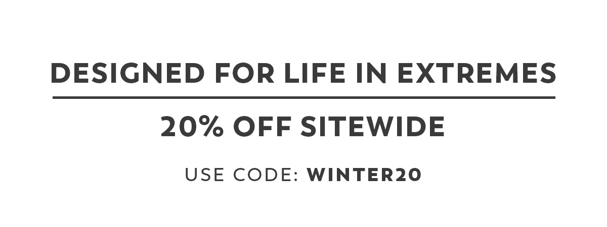 20% Off Sitewide - Use Code: WINTER20 - Shop Now