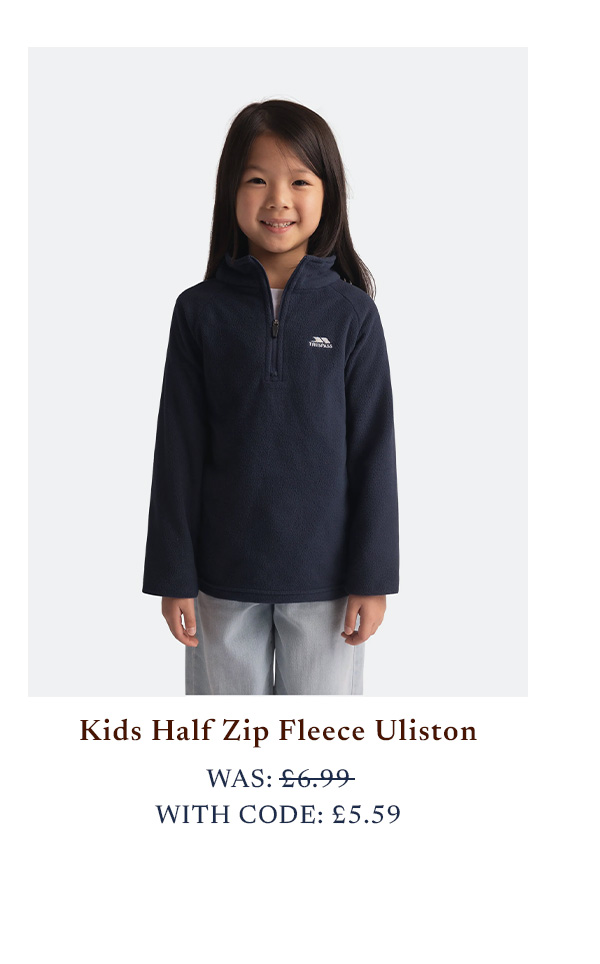 Kids Half Zip Fleece Uliston