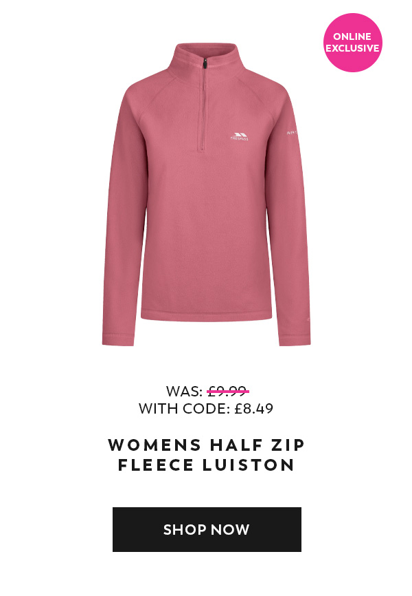 Womens Half Zip Fleece Luiston