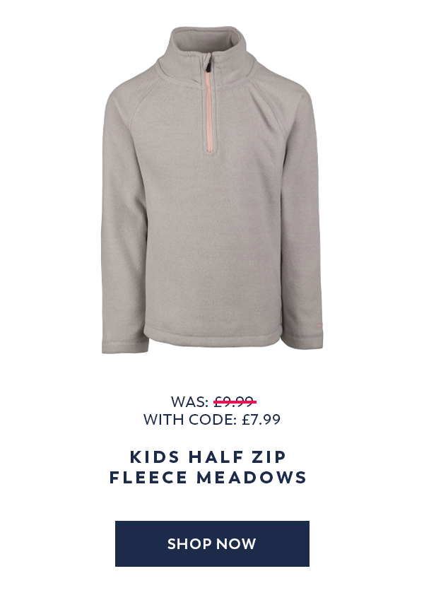 Kids Half Zip Fleece Meadows