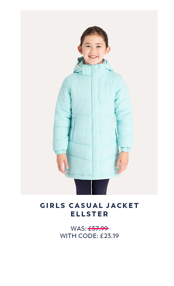 Girls Casual Jacket With Detachable Hood Ellster