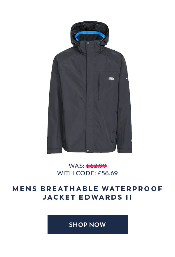 Mens Breathable Waterproof Jacket Edwards II